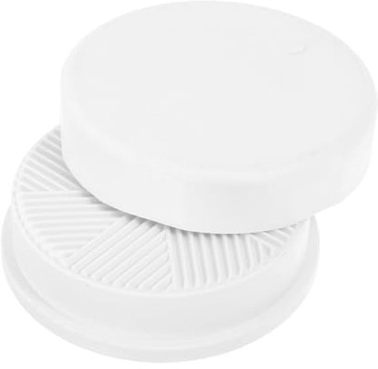 KOMBIUDA Griller Vassoio di Perline di plastica Mulino per Cereali Manuale Vassoio di conteggio in plastica smerigliatrice per Cereali manuali passaverdure Manuale Bianca