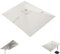 QSPNVFB Rectangulaire Auvent De Rechange pour Parasol Déporté 3X4 M 8 Baleines Toile De Rechange pour pour Parasol De Terrasse Extérieur Protection UV(Beige,Single Top 3x4m(10' x 13'))