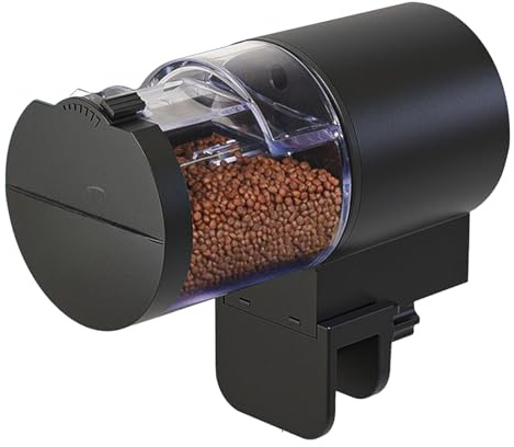 Dopsyesn Automatischer Fischfutterautomat,100ml Futterautomat Mit Feuchtigkeitsschutz | Zeitgesteuerter Feuchtigkeitsschutz Für Aquarium Teich Urlaub