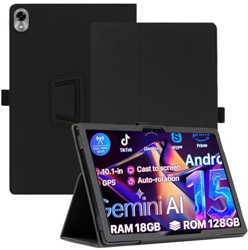 AKNICI Funda para OYEFIT T10 Tablet 10 Pulgadas, PU Protectora Carcasa Cover con Magnetite y Cinturón de Seguridad y Soporte Función para OYEFIT T10