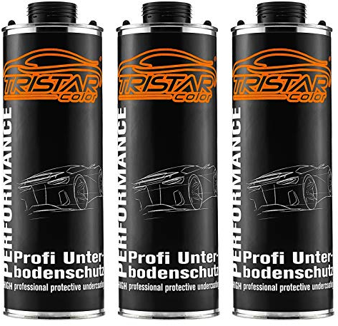 TRISTARcolor Unterbodenschutz Steinschlagschutz Kunstharzbasis Kautschuk schwarz 3 kg