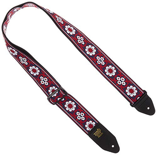 Ernie Ball Gitarrengurt aus Jacquard, Muster: Mitternachtblüte (Midnight Blossom)