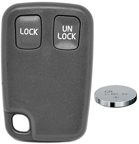 Auto Schlüssel Funk Fernbedienung 1x Fernbedienung Gehäuse 2 Tasten + 1x CR2032 Batterie für Volvo