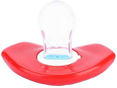 Baby Schnuller Lustige Lippen Lebensmittelqualität Silikon Schnuller Weiche Silikon Schnuller Spaß Nippel Fit und Mädchen(Rot)