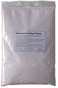 1kg StoneCast Casting Plaster of Paris Extra Strong Stone Cast