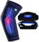 ABYON Ellenbogenbandage 3 Stücke, Kompression Ellenbogen Bandage mit Tennisarm Bandage für Herren Damen Tennis, Golf, Arthritis, Sehnenentzündung, Gelenkschmerzen, Blau, S