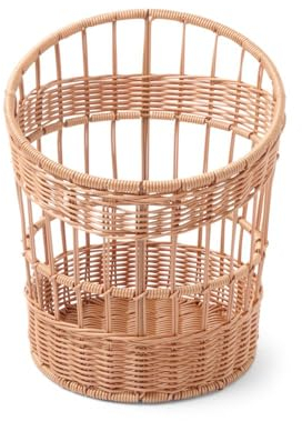 HENDI Brotkorb, für Baguettes, verstärkt durch einen Edelstahlrahmen, Brotmulde, Brotkörbchen, Brötchenkorb, Baguette-Korb, 305x320x(H)350mm, Polypropylen, Edelstahl