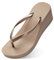 MedusaABCZeus Scarpe da Spiaggia e Piscina,Infradito con Zeppa, Sandali alla Moda con Plateau-Oro Rosa_36,Sandali Infradito