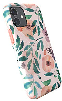 Speck Products Presidio Edition iPhone 12 Mini White/Rosy Pink/Watercolor Roses