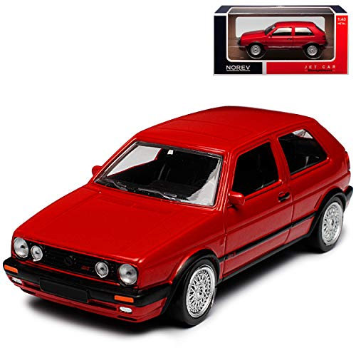 Volkwagen Golf II G-T-I G60 Rot 1983-1992 1/43 Norev Modell Auto
