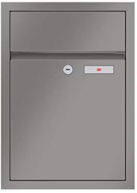 RENZ/Plan/Unterputz-Briefkastenanlage Einbau-Briefkasten/RAL-Farbe 9007 Volumen 21 L/Dein-Briefkasten.de