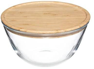 5five - ensaladera d17cm con tapa de bambú