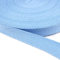 Baumwolle Schrägband,25 Yards x 20mm Einfassband Köperband Nahtband Baumwollband Textilband Fischgrätenband Köperband Wimpelband Twillband Webbing Band für Schneidern DIY-Nähen Basteln,Hellblau B