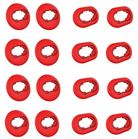 WKYMY Silicone Ear Tips Adapter Wing Tips Compatible with Samsung Galaxy Buds Live, Red (8 Pairs)