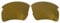 Remplacement oakley Flak 2.0 XL 9188/1,5 mm polarisé/facile à installer (K gold)