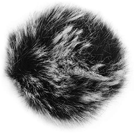 Andoer Clip-on Lavalier Microphone Windscreen Furry Windshield Mic Muff Compatible with Boya M1 and Other Most Lapel Microphones