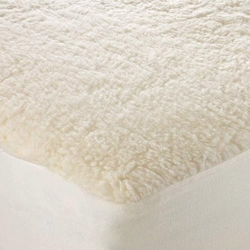 OLIVIA ROCCO Thermal Fleece Underblanket Deep Fitted Warm Under Blanket Mattress Topper Protector Fitted Sheet Cosy Super Soft Bedsheet Bed Linen, 3/4 BED