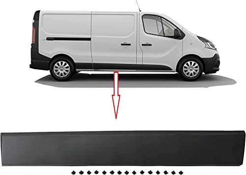 Baguette de porte latérale droite coulissante | Installation facile & qualité OEM | Compatible avec Renault Trafic III, Opel Vivaro, Nissan NV300, Fiat Talento | FINAO AUTOPARTS