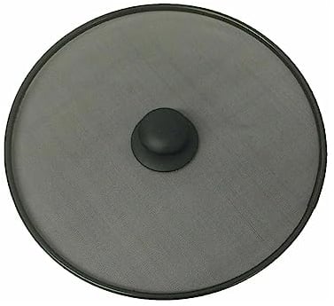 PNJB Kitchen Frying Pan Splatter Screen Cover, Guard Protective Lid with Knob, Handy Housewares, Prevents Oil Splatter, Safe and Durable Construction (21cm)