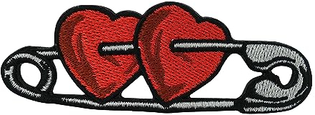 Finally Home Let your Heart be your Guide - Patch zum Aufbügeln | Herz Patches Love Aufbügler Sicherheitsnadel Herzen Aufnäher