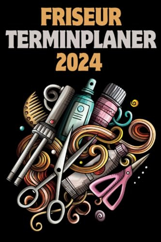 Friseur Terminplaner 2024: Friseur-Terminbuch 2024 A5 | 15 min Taktung | 4 Mitarbeiter | Blumen Cover | Terminkalender Friseursalon | Beste Friseurin Geschenke | Friseurterminbuch Frisörin.