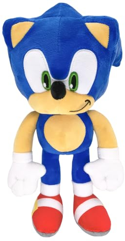 Plüschtier Spielzeug,So-nic Plüsch Spielzeug Plüschpuppen für Kinder Plüschtiere Plüschpuppe Abschlussfeier Geburtstag Partyzubehör Kindergeburtstagsgeschenke Cartoon Charaktere Blau toyfigure