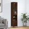 CBLDF Highboard Braun Eiche 34,5x34x180cm Holzwerkstoff