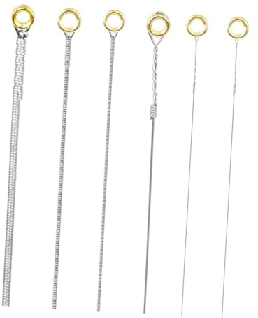Abaodam 6piezas Cuerdas de Guitarra Eléctrica Duraderas de Acero Inoxidable Recubrimiento Antióxido para Guitarra Acústica, Set para Músicos