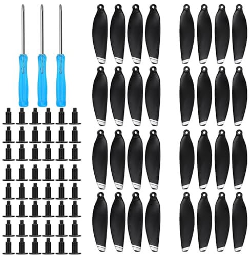 32pcs Propellers for DJI Mavic Mini1 Drone, Low Noise Replacement Blades with Screws and Screwdriver Drone Propeller Blades Replacement Backup 4726 Blade Propellers