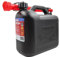 Faithfull Bidon de carburant en plastique noir 5 litres conforme à : UN/16/1558/23