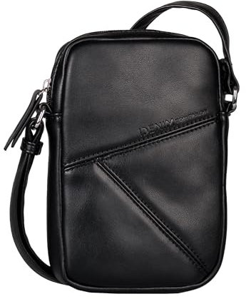 TOM TAILOR Denim Milla Damen Handytasche Umhängetasche Mittelgroß Schwarz