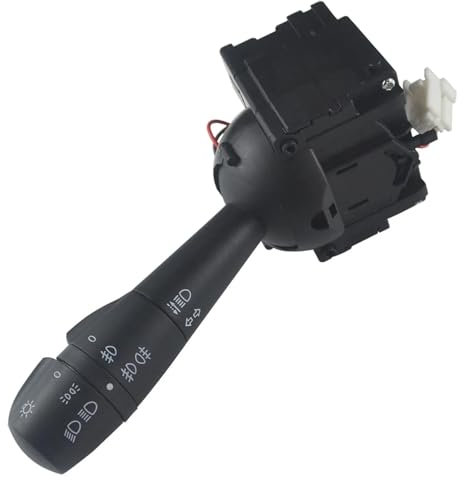 HONMER Lenksäule Blinker Anzeige Scheinwerfer Schalter 8201167981 Für R&enault Für TWINGO III 0.9 TCe 90 09-2014-898 66 90 H4B 401 Scheibenwischer-Lenkschalter für Autos