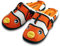 Coddies Clownfish Hausschuhe | Lustige Fisch-Hausschuhe für Männer, Frauen & Kinder | Plüschtier-Hausschuhe, Memory-Schaum-Sohlen – Neuheit Geschenke (EU 44-45), Clownfish, 43/46 EU