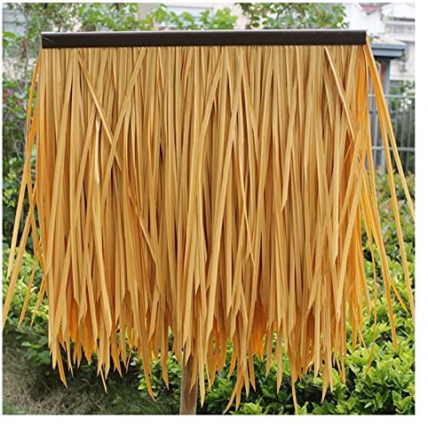 CAFIEDR Techo de Paja, simulación de Paja, Tejas de Paja, Techo de Paja para jardín, Patio, sombrilla, Cerca, decoración de Fiesta (3 Piezas)