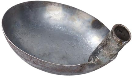 KITANDOVE Cucharón De Hierro Reforzado para Cocina y Jardín Utensilio Multifuncional Mango para Riego y Alimentación De para Agrícola Industrial