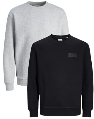 JACK & JONES Infinity Herren Sweatshirt POPS Pullover Sweater Pops 2er Pack 4 L