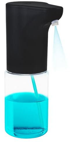 ProMedix Automatischer Seifenspender 300ml mit Infrarot-Sensor | Automatikspender für Flüssigseifen, Desinfektionsmittel, Duschgels und Shampoos | Elektronischer Seifenspender (Schwarz)