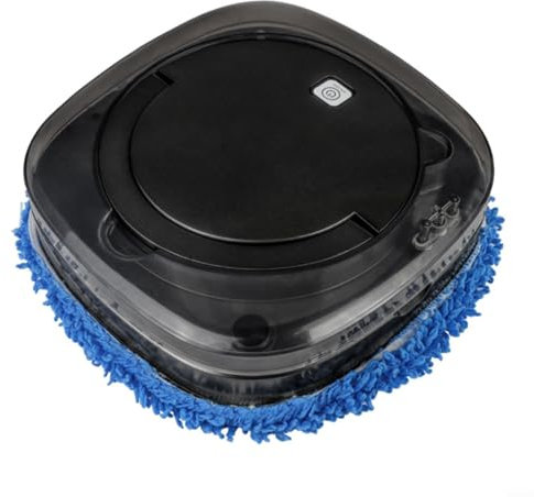 Emiif Saugroboter mit Wischmopp, Mini Saugroboter Allround Robot Mop Kehrmaschine mit Selbstentleerender Basis, Befeuchtungsfunktion für Nass-Trockenreinigung(A)