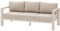 Hespéride - Gartensofa Evasion lehm 3-sitzer aus Polyester und Aluminium