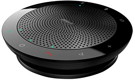 Jabra Speak 510 (2025 Edition) Portable, USB or Wireless Bluetooth Speaker Meetings and Calls with Crystal-Clear Sound, Works with Microsoft Teams, Black