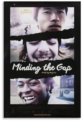 IEZUENR Poster Minding the Gap, klassische Filmdrucke, ästhetisches Geschenk für Männer und Frauen, 30 x 45 cm