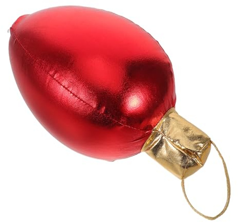 Cabilock Aufblasbare Weihnachtskugel - Hängedekoration für Garten und Terrasse Aufblasbare Glühbirne-form - Weihnachtsdeko für Weihnachtsbaum und Hinterhof Wetterfeste Weihnachtskugeln