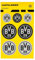 Borussia Dortmund Aufkleberkarte Retro BVB 09 - Plus gratis Aufkleber Forever Dortmund