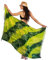 NELUHA Sarong Tuch Damen mit Saronghalter Pareo Wickeltuch Handtuchkleid Wickelrock Damen strandtuch xxl Tuch Männer pareo damen strandtuch damen Streifen grün