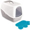 LETTIERA GATTO CHIUSA 54x38.5x38cm colore casuale【Con tappetino Lettiera colore casuale】