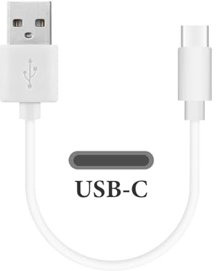 GEEKRIA USB Headphones Short Charger Cord Compatible with Yamaha, Logitech, Sony, Bose, B&W, Skullcandy, Marshall, Jabra, Corsair, USB Replacement Power Fast Charging Cable (1ft / 30 cm)