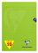 Clairefontaine 353101C Lot de 10 Cahiers Agrafés Mimesys Verts - A4 21x29,7 cm - 48 Pages Grands Carreaux - Papier Blanc 90 g - Couverture Polypro Transparent