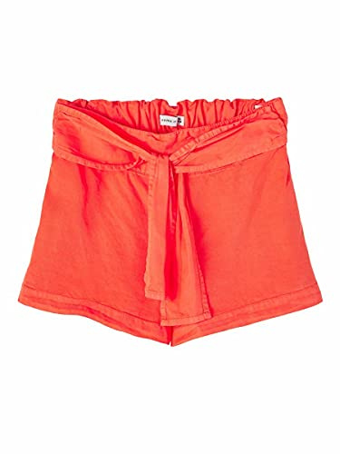 Name It Mädchen NKFFEEFEE F NOOS Shorts, Persimmon, 146