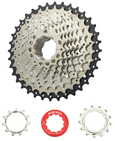 CYSKY 10 Fach Kassette 11-36T Fahrrad Kassette Kompatibel mit Shimano Sram Sunrace, passend für Mountainbike, Rennrad, MTB (Leichtgewicht) (11-36T)