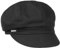 Seeberger Azalee Ballonmütze Damencap Newsboy-Mütze Balloncap Baumwollcap Sommercap (One Size - schwarz)